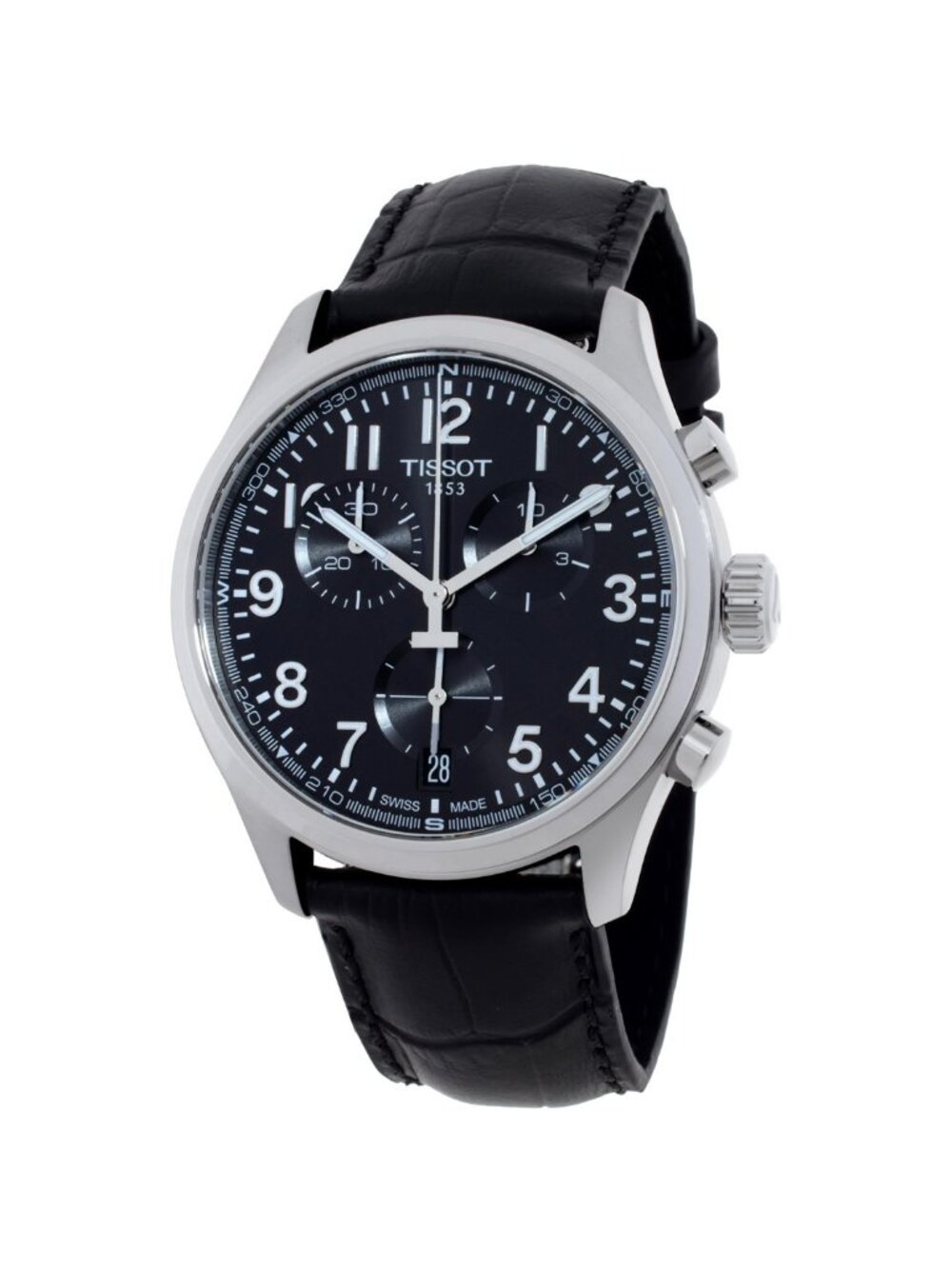 NWT Tissot Chrono L Quartz Black Dial Men's Watch